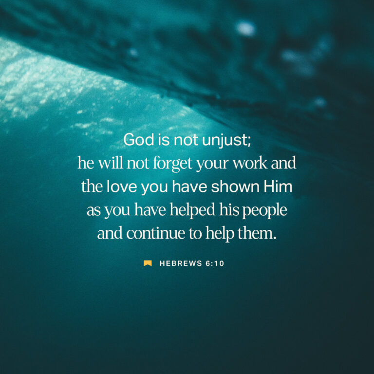 Verse image for Hebrews 6:10