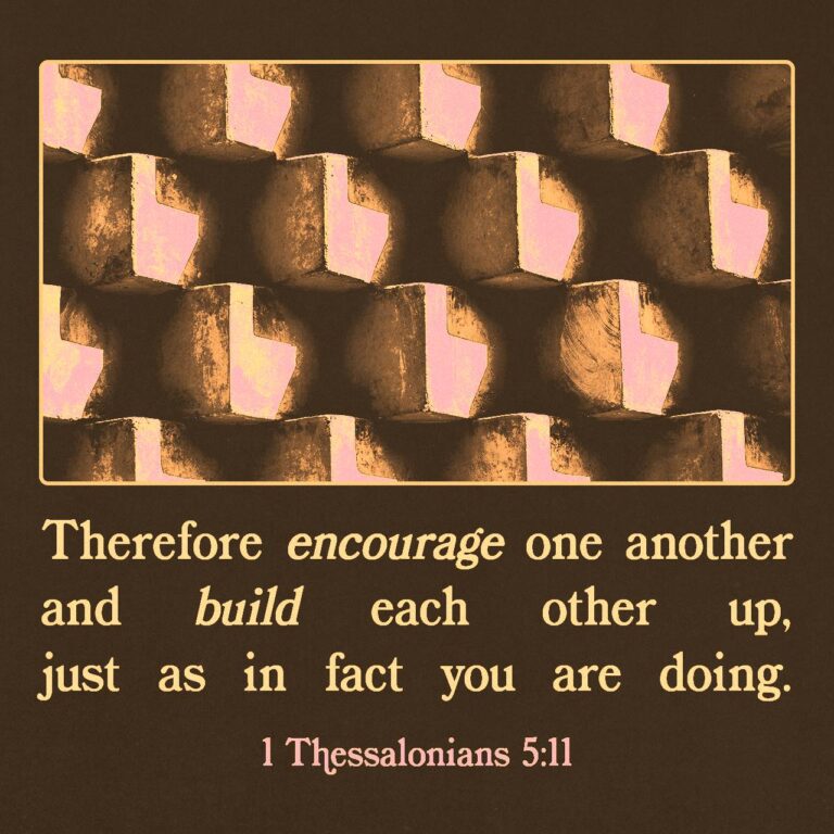 Verse image for 1 Thessalonians 5:11