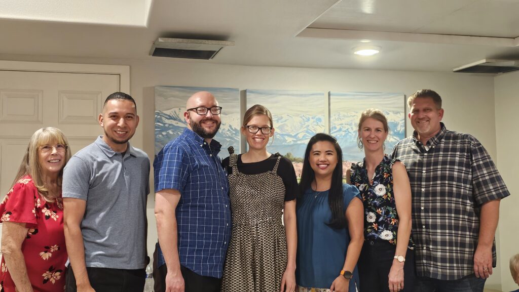 Group photo of seven adults who attended Reformed Young Adults (RYA)